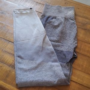 VS PINK blue seamless leggings